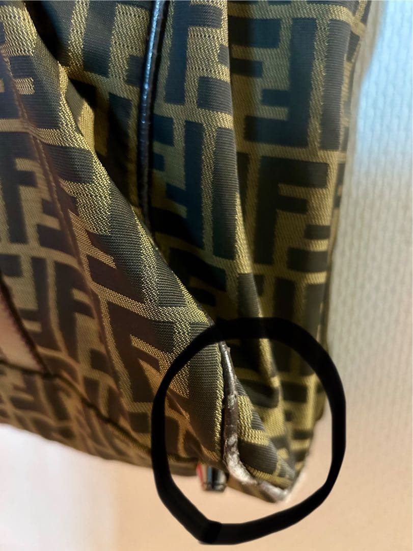 FENDI ロゴパターン ボストンバッグ