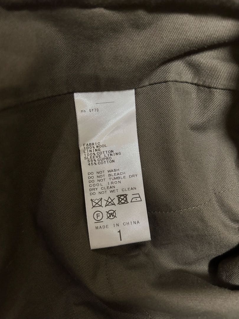 LE エルイー WOOL Balcollar Coat LECHOPPE