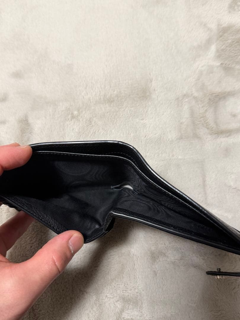 SAINT LAURENT 二つ折り財布 ブラック サンローラン