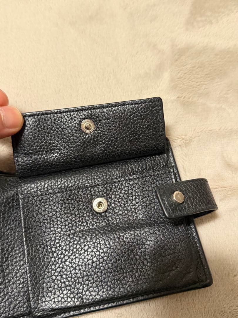 SAINT LAURENT 二つ折り財布 ブラック サンローラン