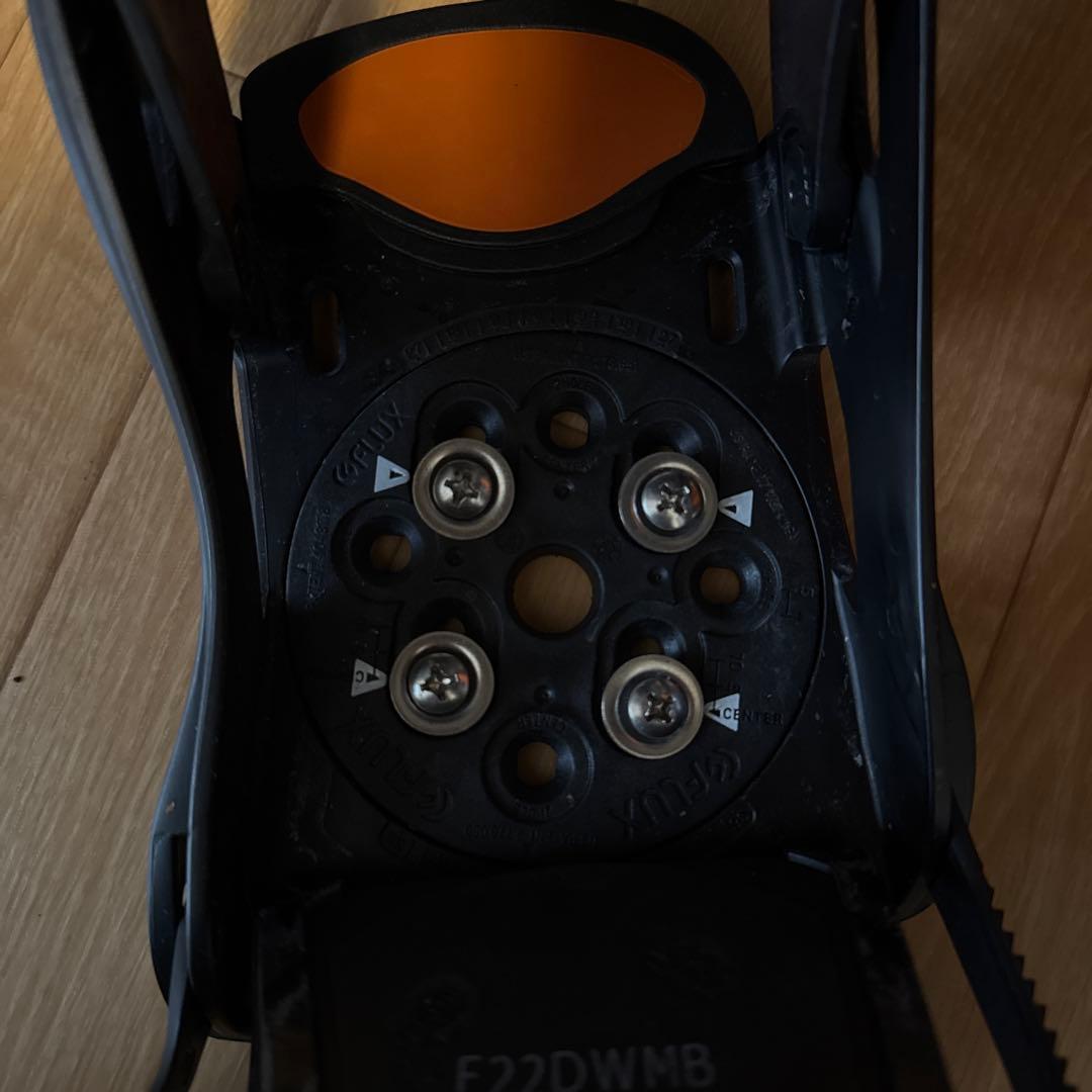 FLUX GT ビンディング 黒とオレンジMサイズ