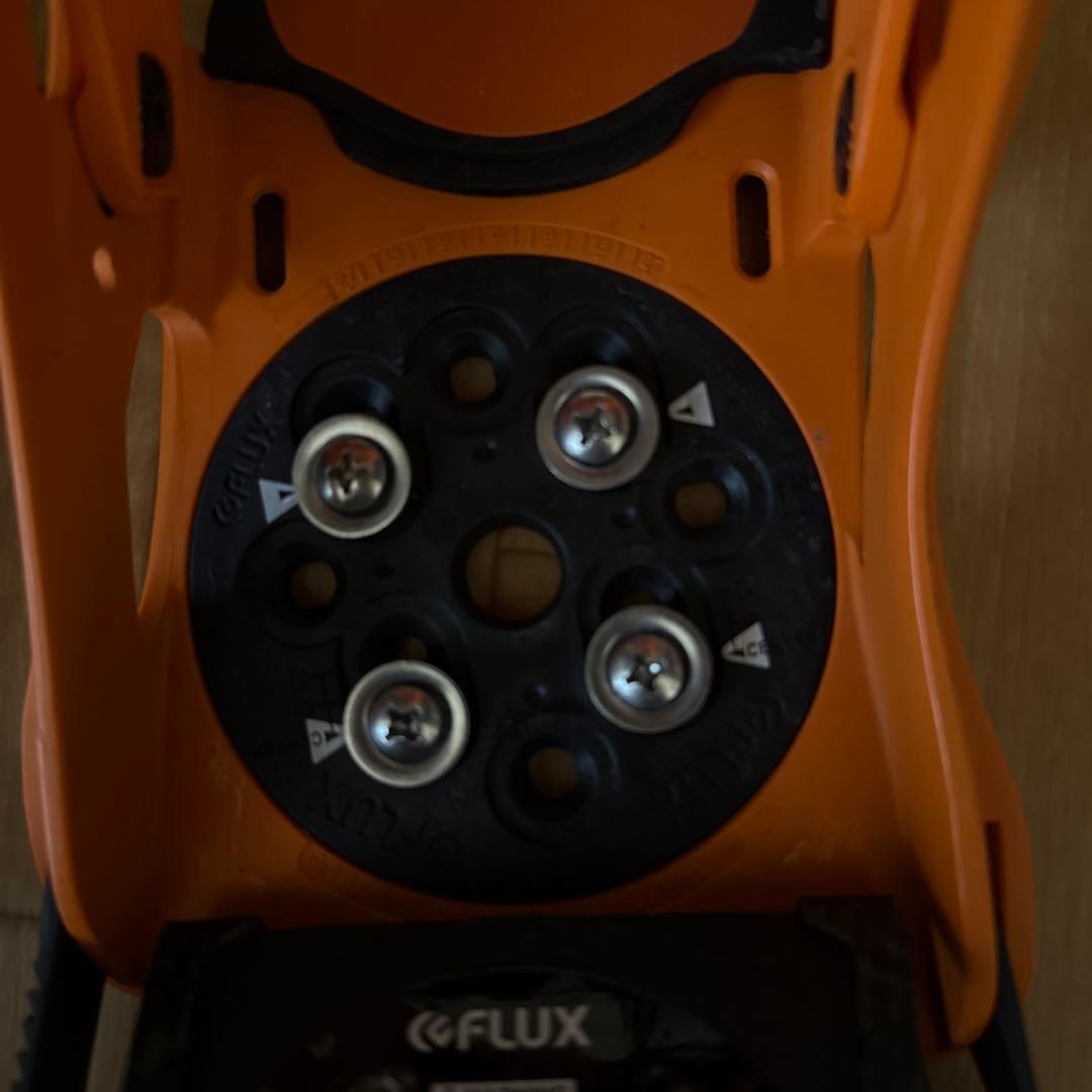 FLUX GT ビンディング 黒とオレンジMサイズ