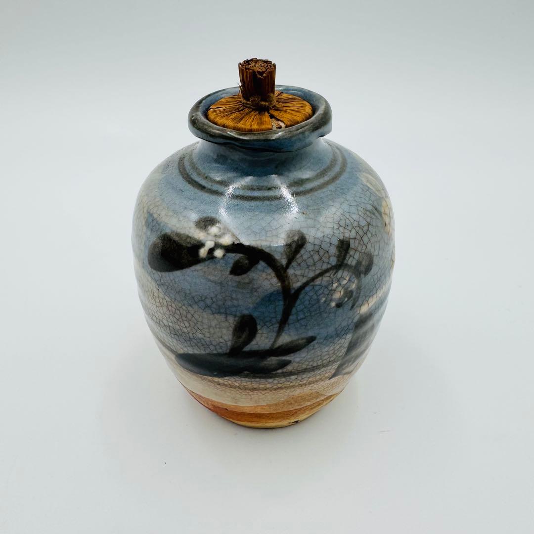 【時代　弥平太作　ふりだし　仕覆　茶入　茶道具】骨董　アンティーク　インテリア