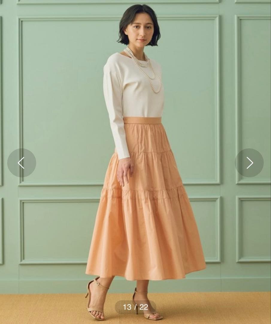 新品☆ANAYI レーヨンポリエステルフロンタブルプルオーバー/セオリー、23区