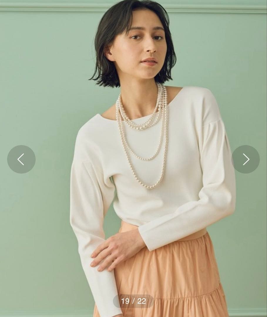 新品☆ANAYI レーヨンポリエステルフロンタブルプルオーバー/セオリー、23区