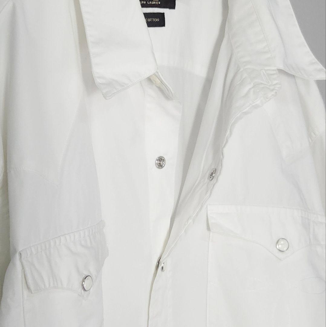 トップス RRL WESTERN SHIRTS WHITE