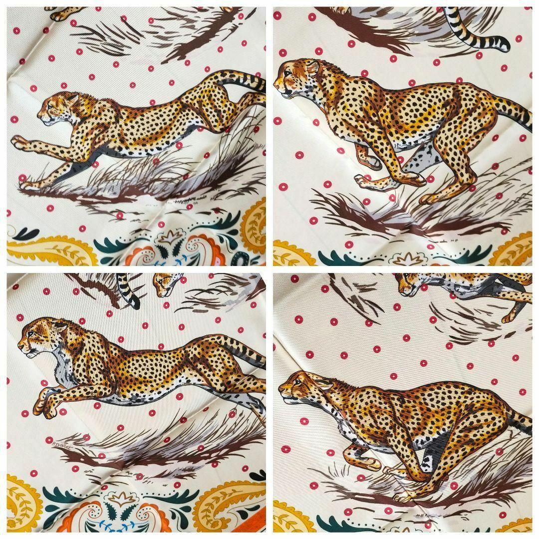 ☘️新品 紙タグ☘️ 現行品　ダブルフェイス　カレ90　チーター