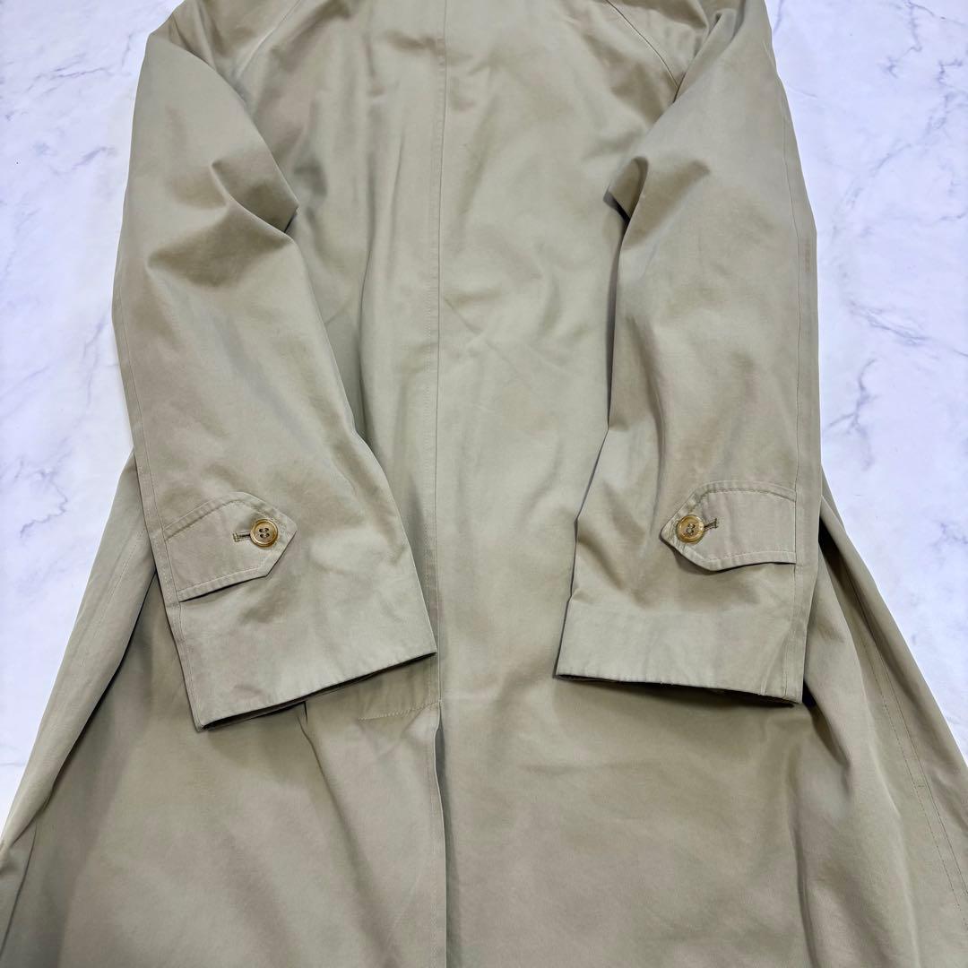 美品 BURBERRY バーバリー ステンカラーコート ノバチェック L相当