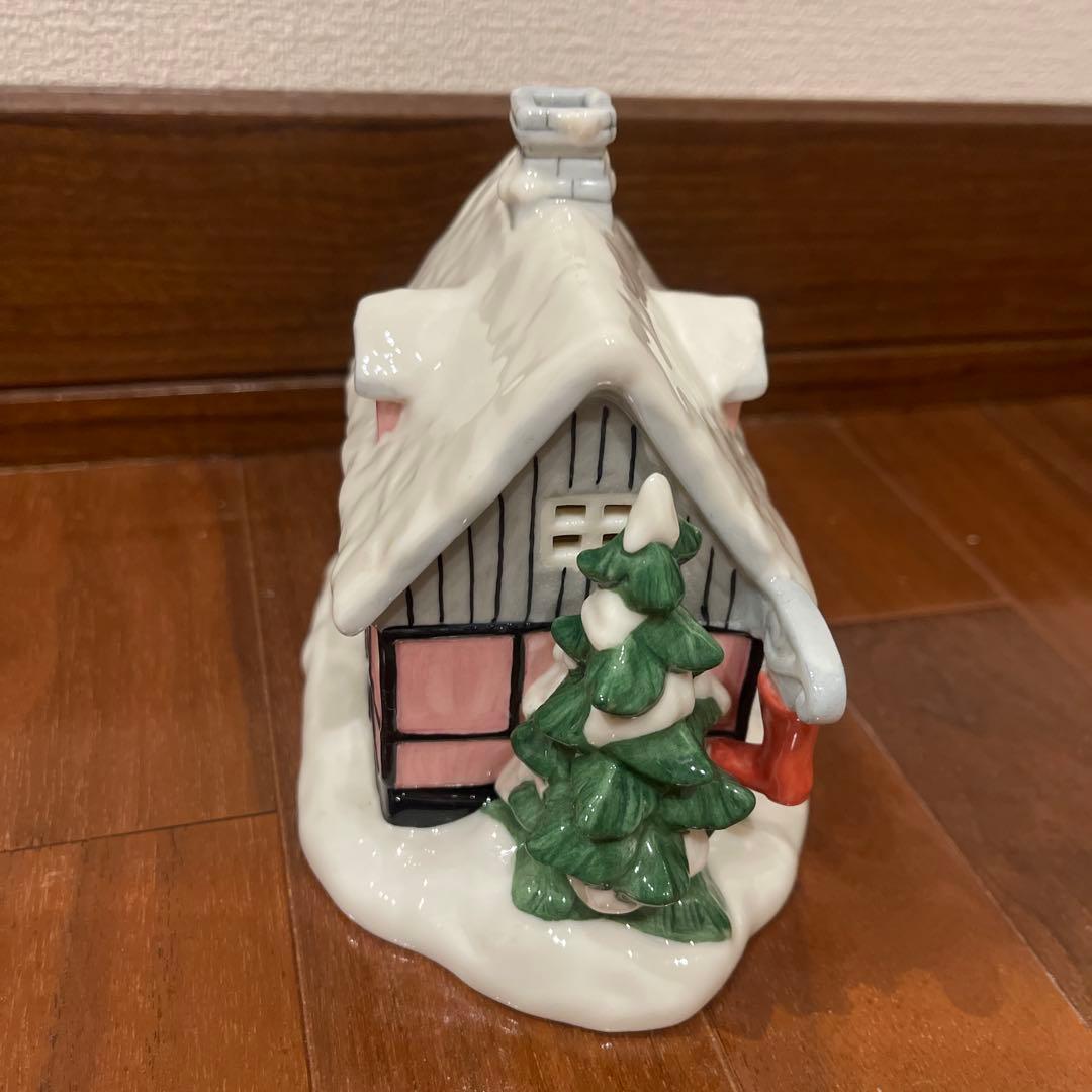 ロイヤルコペンハーゲン⚫︎雪の家 置物 クリスマス　キャンドル