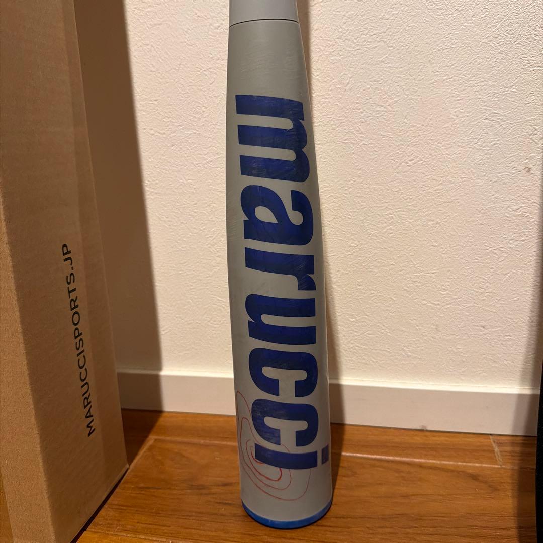 【美品】marucci 青ワニ　軟式バット バットケース付き