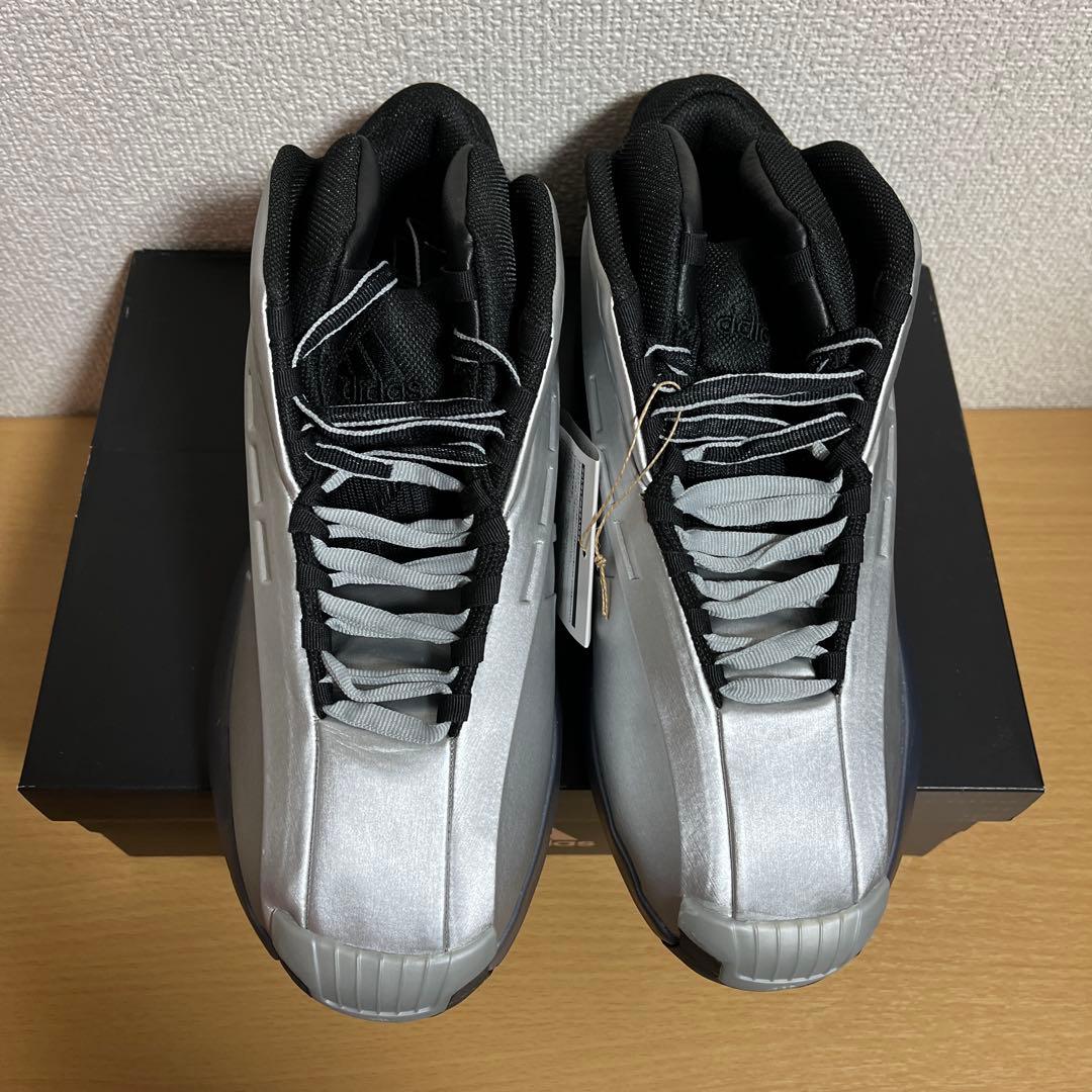 新品 ADIDAS CRAZY 1 KOBE SILVER 26.5cm
