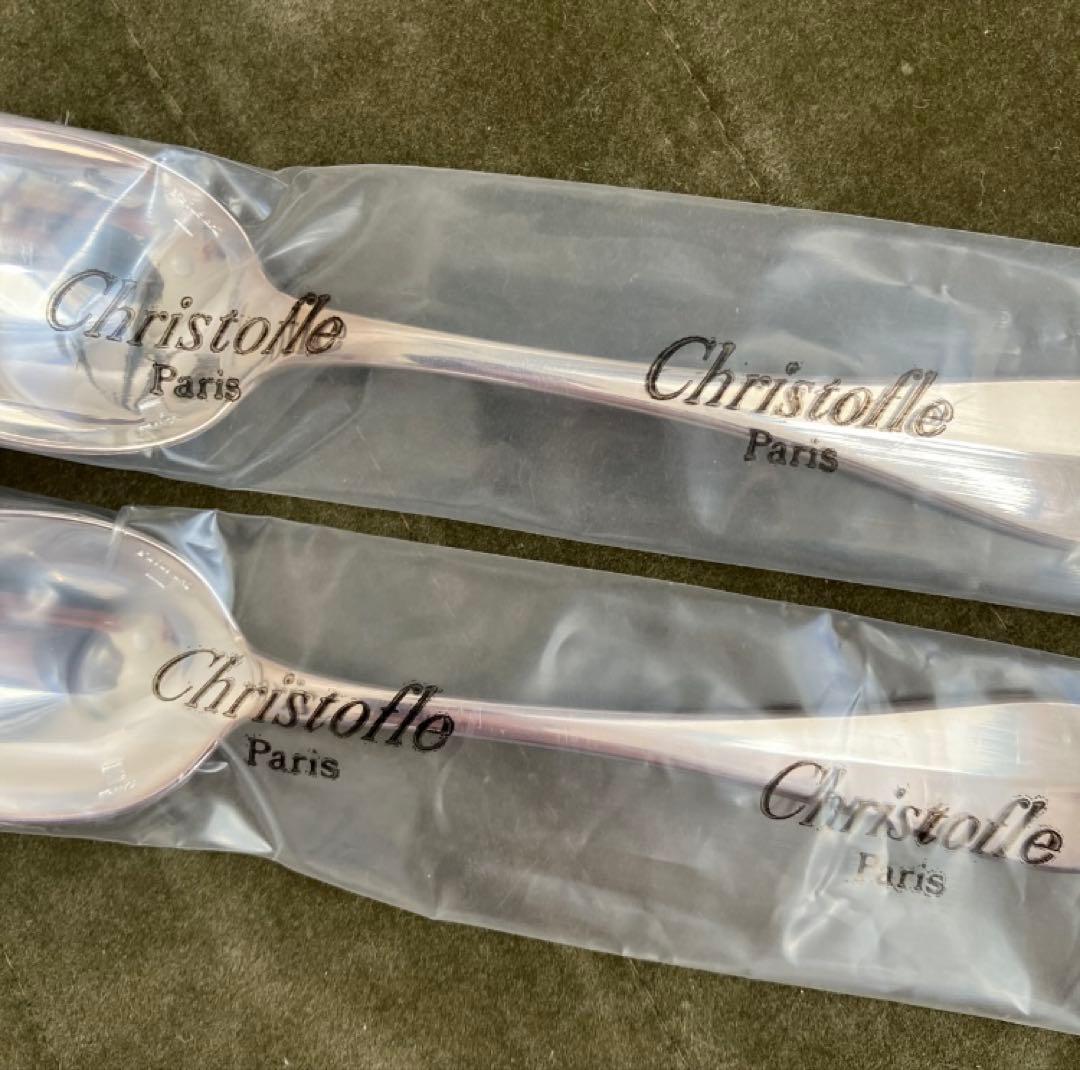 Christofleカトラリー セット 未開封　フォーク＆スプーン 2客セット