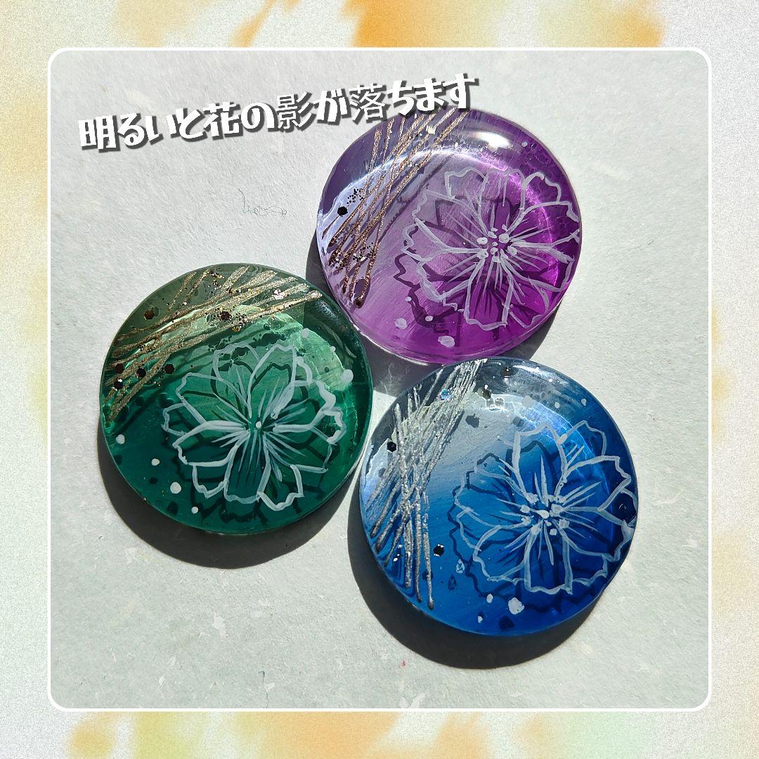 【894】ハンドメイド　レジン　ヘアゴム　ポニーフック