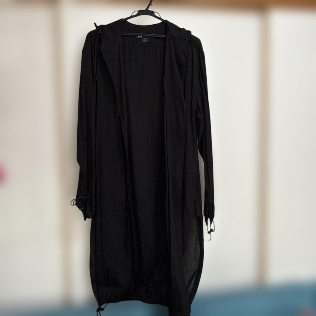 Yohji Yamamotoのadidas×Y-3のブラックロングパーカー