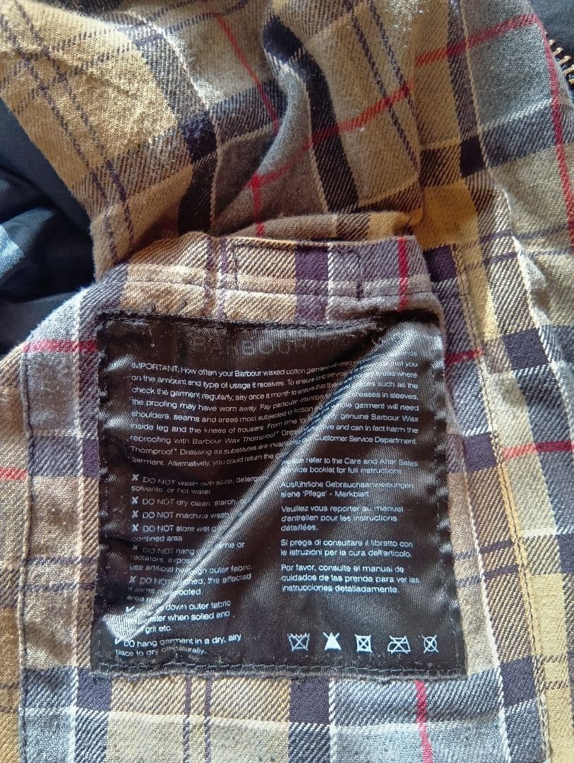 Barbour Fireman WAX Jacket Sサイズ