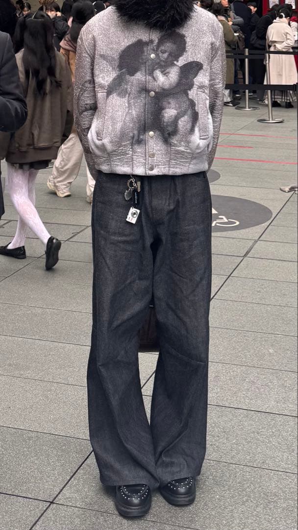 ジャケット・アウター MASU ANGEL BOMBER JACKET GRAY
