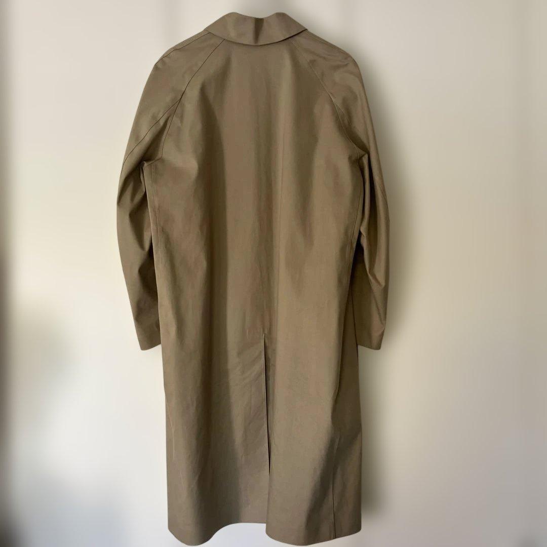 【良品】マッキントッシュ×エディフィス　メンズゴム引きコート　ラグランスリーブ