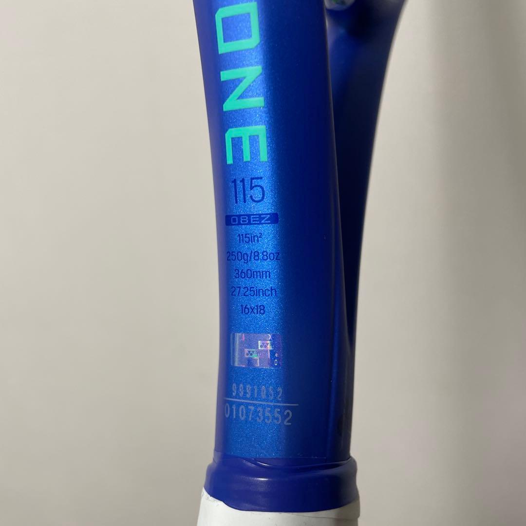 値下げ、早い者勝ち、最新版＞五分使用のみ、美品、ヨネックス イーゾーン　115