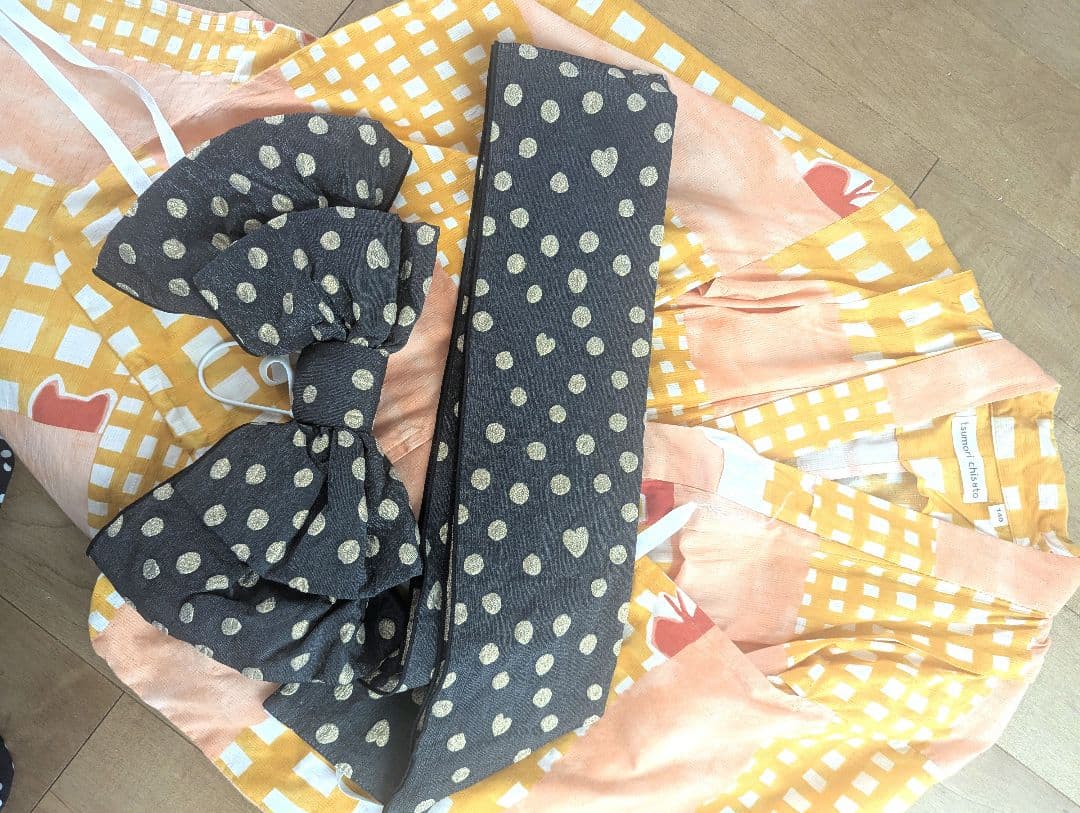 tsumori chisato 浴衣 140cm（帯、兵児帯つき）