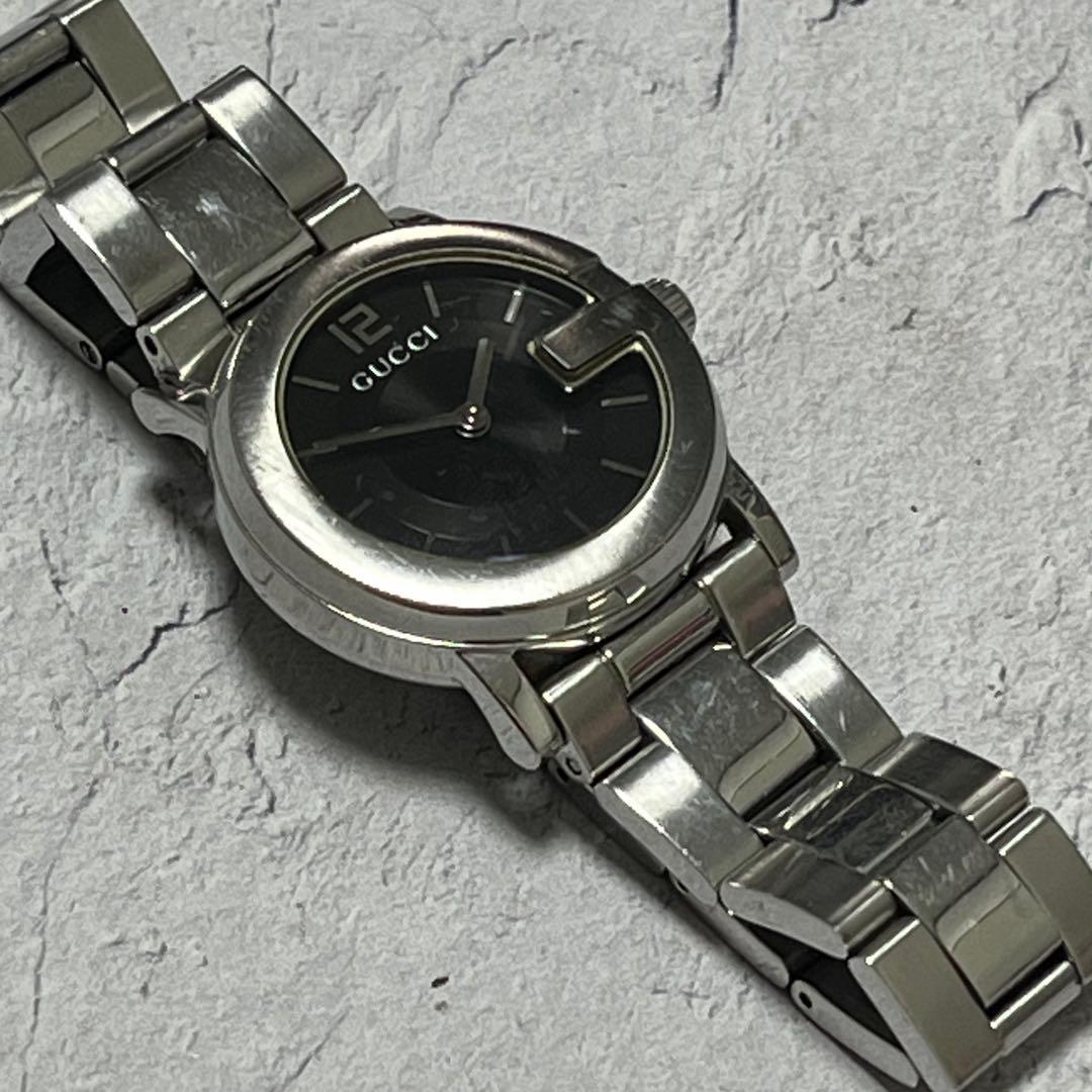 GUCCI ブラック アナログ 腕時計 クォーツ　ジャンク　101L