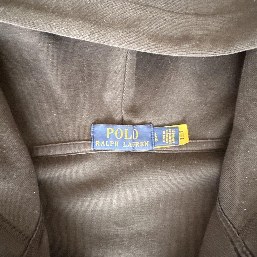 ま*た様 Polo Ralph Lauren 黒 フルジップパーカー L