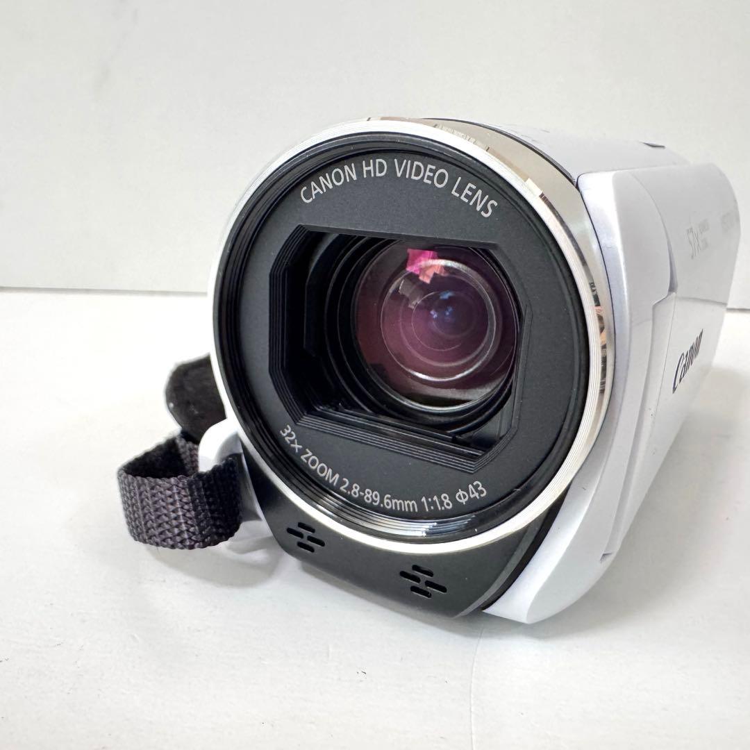 【美品】Canon　iVIS HF R800　ホワイト　SDカード付き
