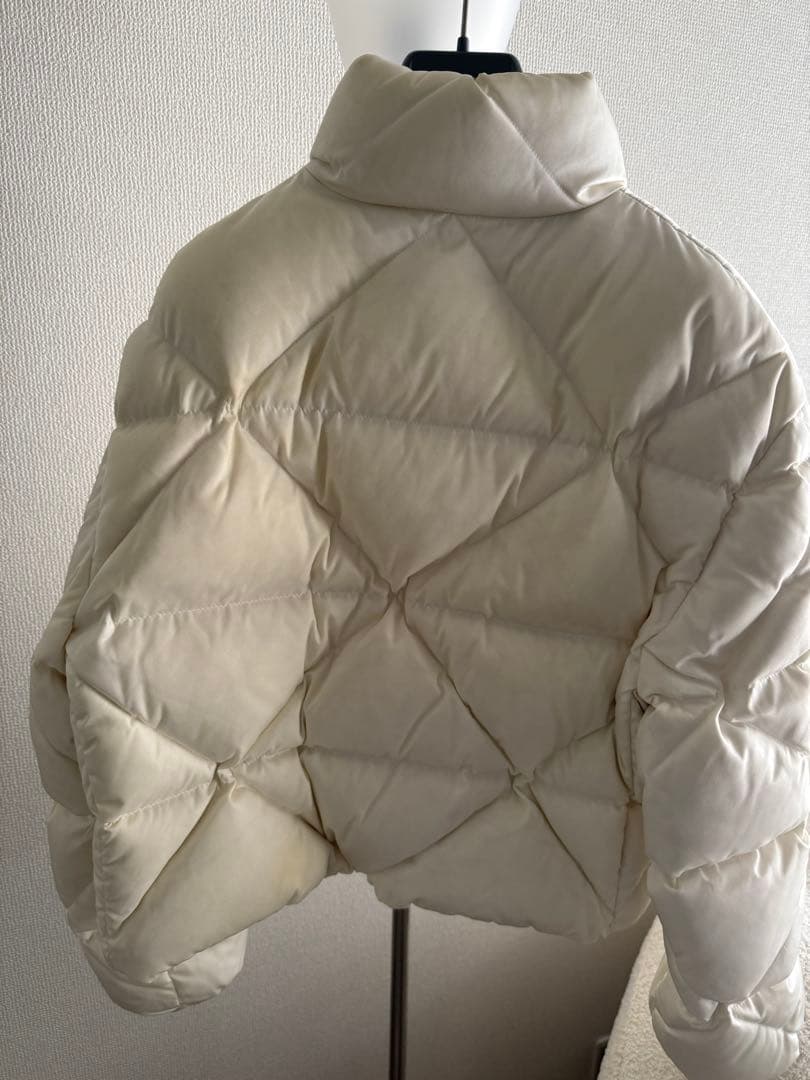 PRADA Re Nylon ギャバジン クロップド ダウンジャケット