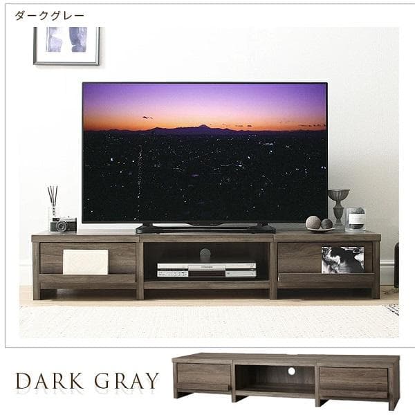 ②幅180 ローボード テレビボード 65インチ 木製 北欧 リビング ホワイト