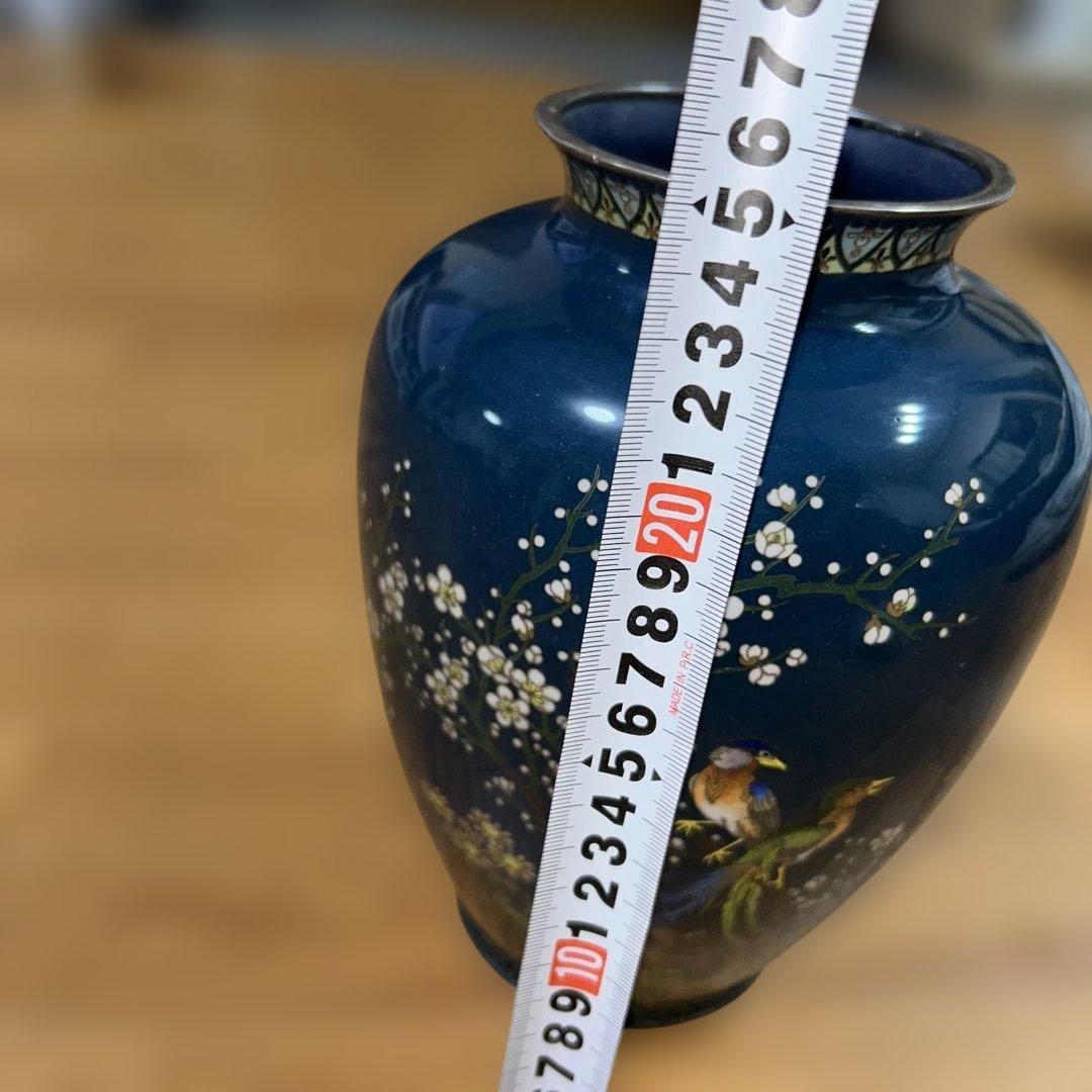 安藤七瀬宝花瓶　純銀