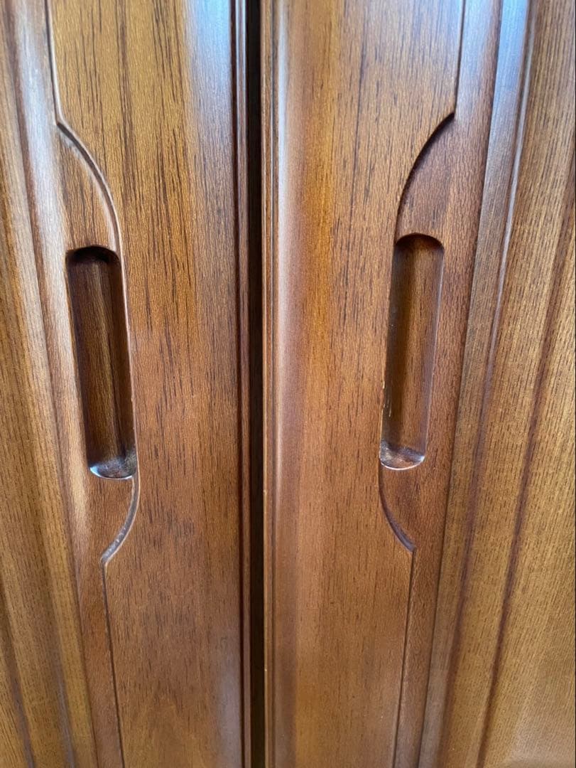 木製収納タンス 引き出し付き ブラウン　婚礼ダンス