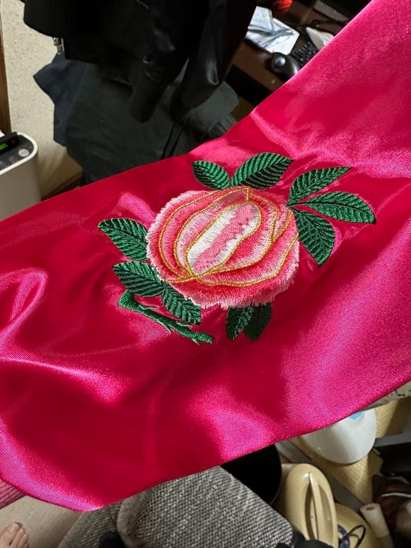 赤　スカジャン