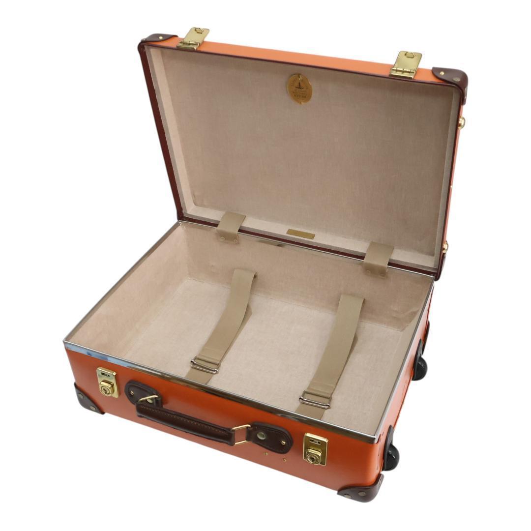 美品 グローブトロッター センテナリー キャリー 2輪 スーツケース オレンジ