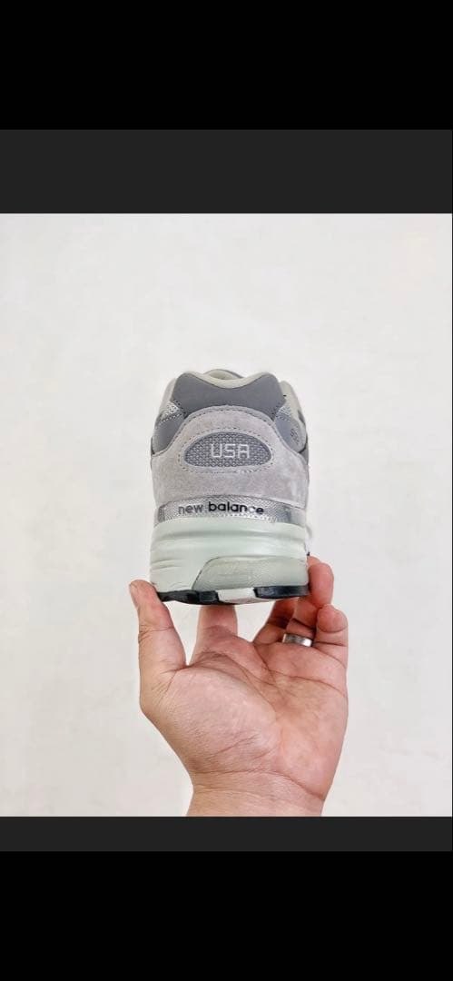 値下げ！試着のみ　New Balance 992 USA グレー　ニューバランス