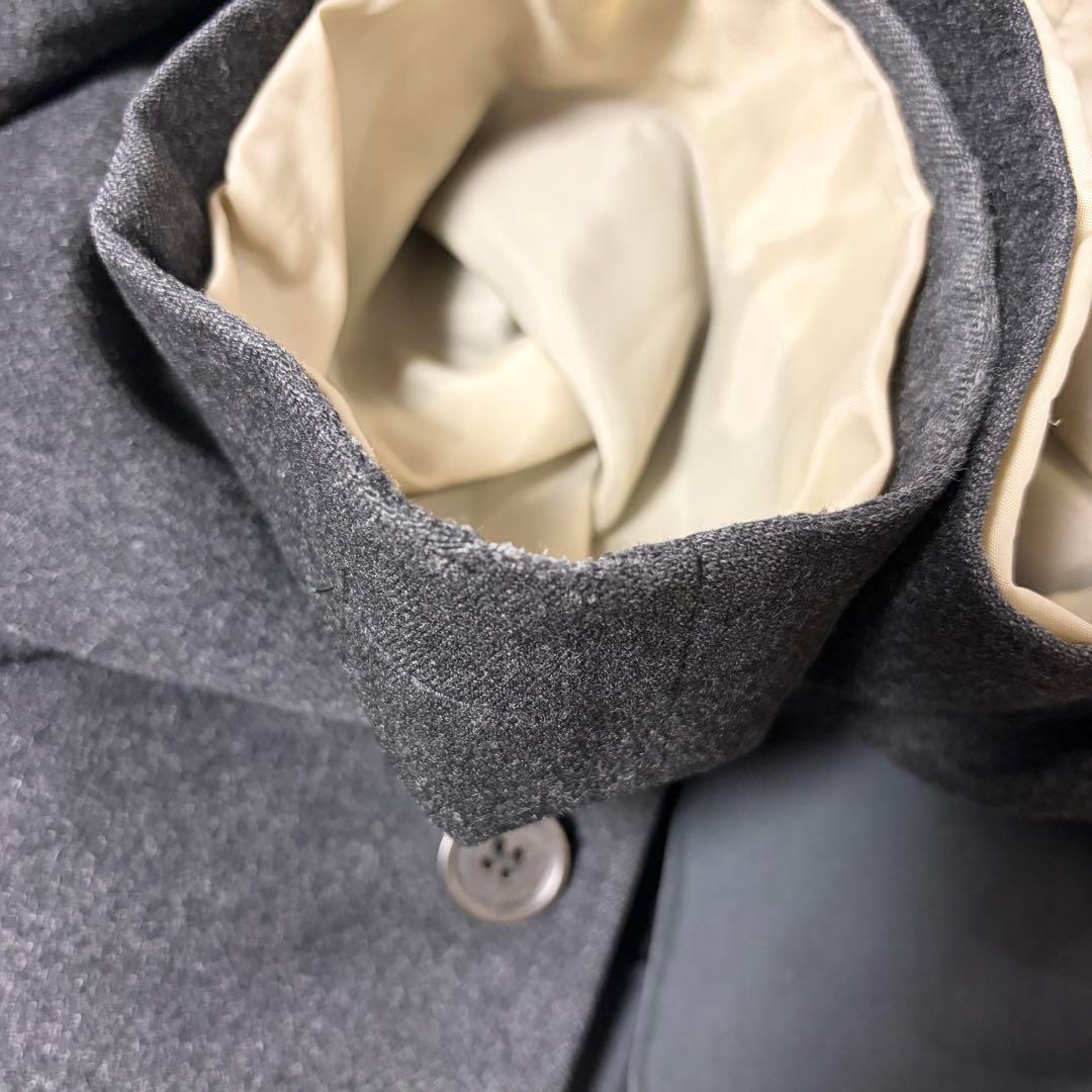 ポールスミス ステンカラーコート ロロピアーナ カシミヤ L グレー 818