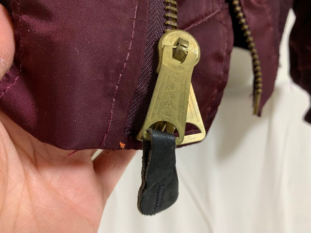 80s USA製 ALPHA MA-1 フライトジャケット サイズL