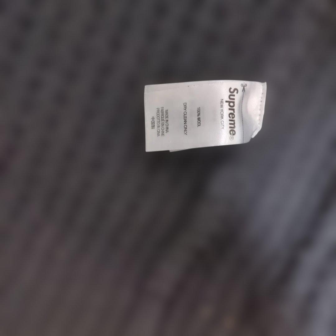 Supreme リブ編みカーディガン M 黒