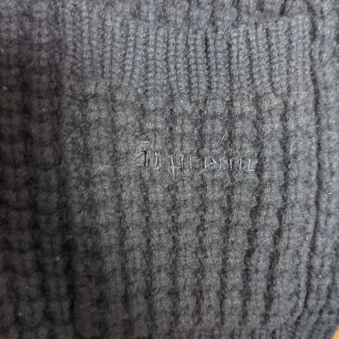 Supreme リブ編みカーディガン M 黒