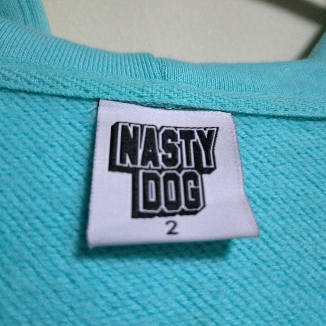 ナスティードッグ ジップアップ パーカー フーディー バックプリント ＸＬ