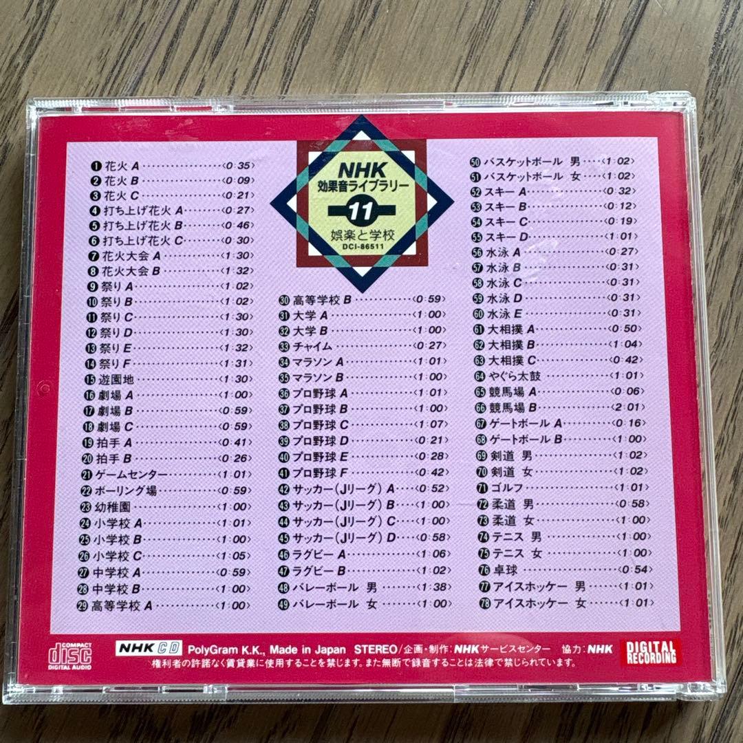 NHK効果音ライブラリー　12枚セット