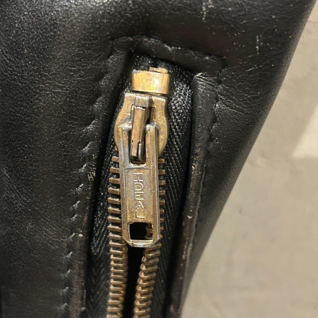 schottショット　643 シングルライダース　襟付き　レザージャケット36