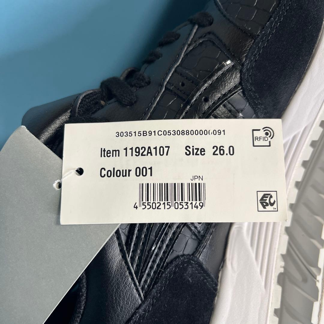 ゲルサガ　26.0cm ブラック　新品未使用品　gel saga アシックス　黒