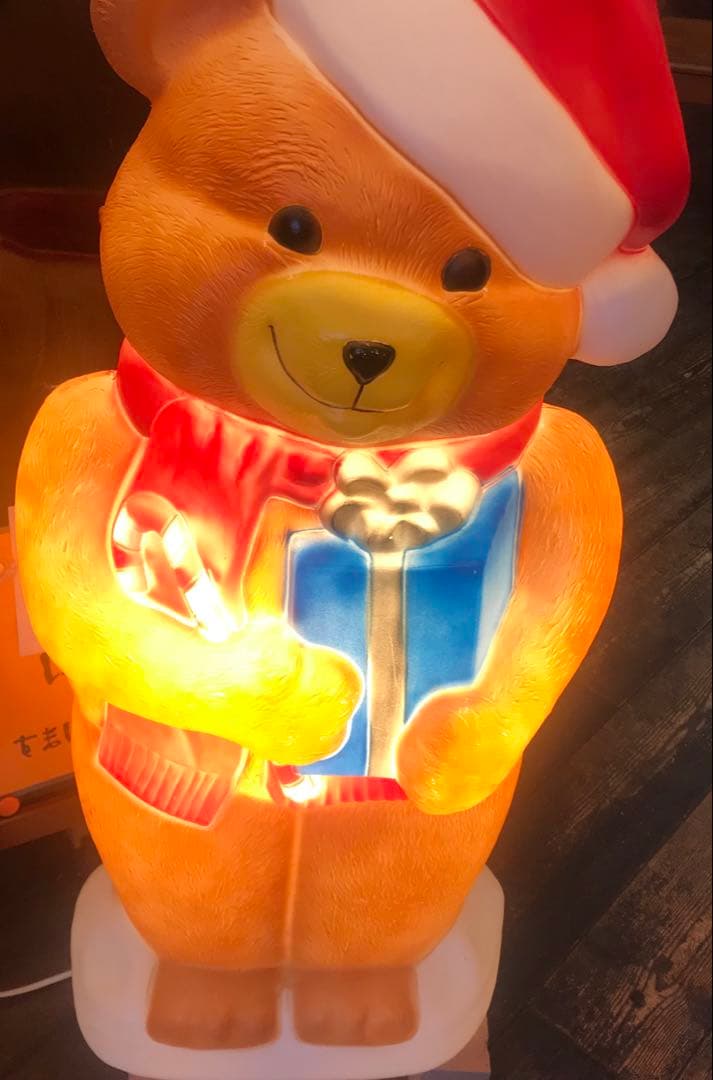 クリスマス ベアー クマ ライト 高さ約90cm