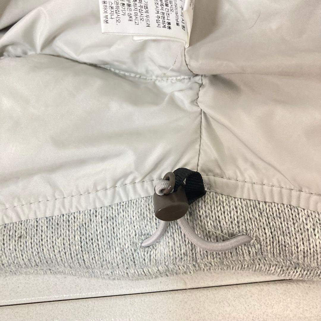 日本未入荷　海外限定　ノースフェイス　ダウンベスト　レザーロゴ