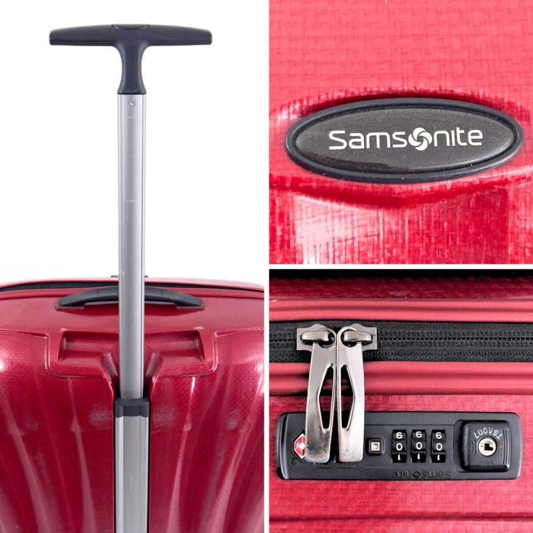 サムソナイト コスモライト スピナー75 大容量 94L 4輪 TSAロック 赤