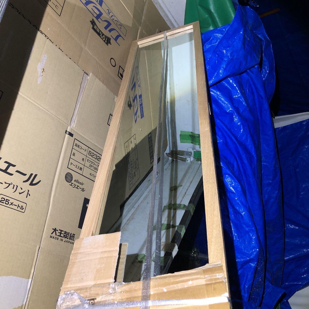 姿見‼️鏡…‼️幅28×奥行44×高さ147CM‼️木目調…‼️…