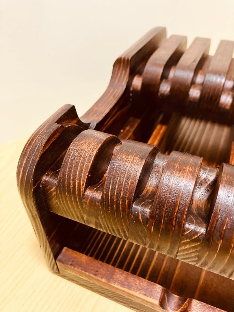 Bタイプ2段7丁置き　シザートレイ　シザースタンド　シザーケース　ハサミ皿