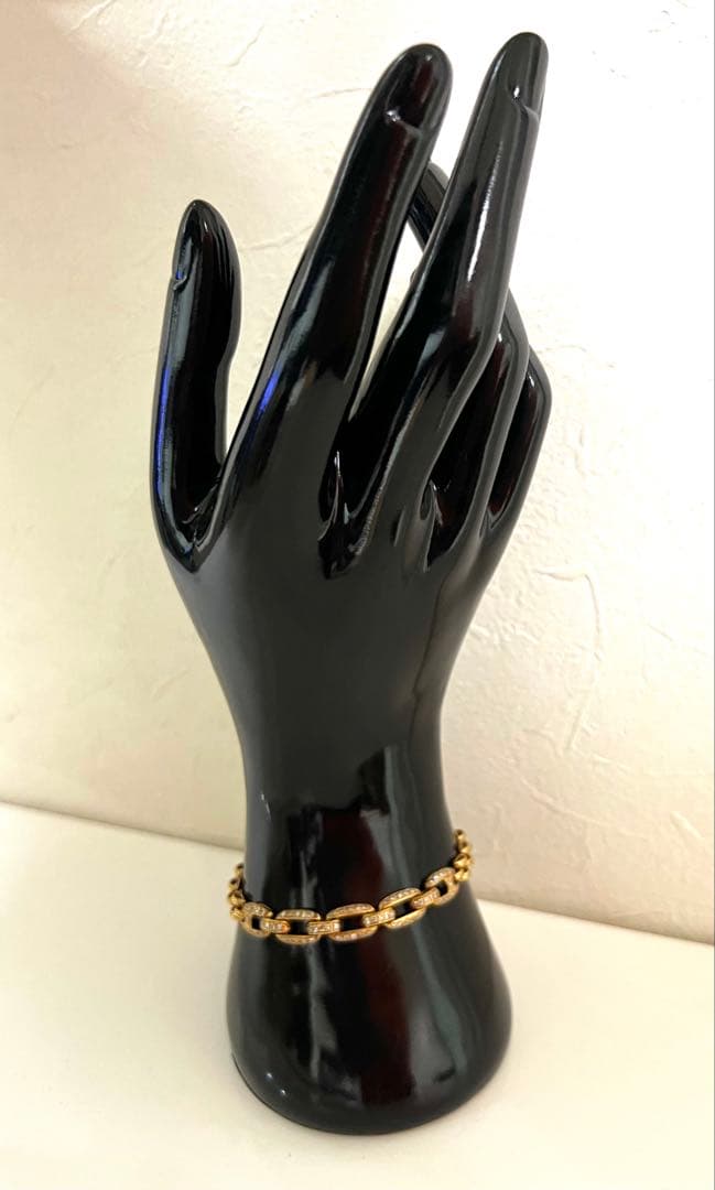 ☆みみりん☆ k18豪華ダイヤモンド ブレスレット　14g