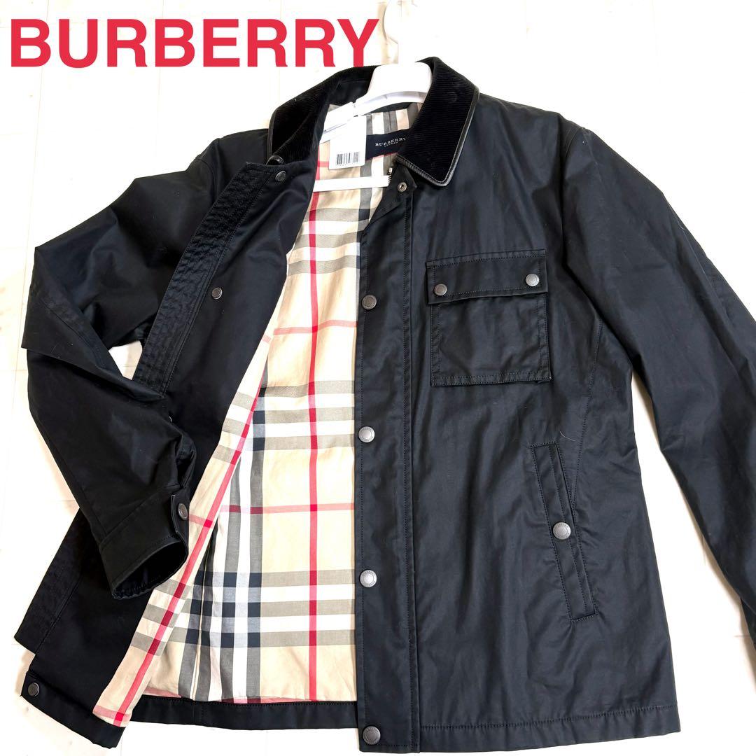 ✨美品✨BURBERRY フィールドジャケット　ミリタリージャケットブラック