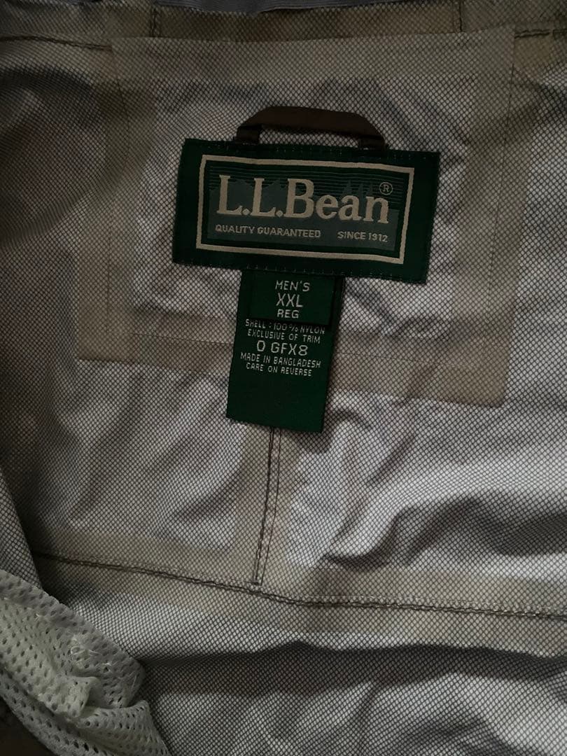 L.L.Bean レインコート オリーブグリーン ブラウン　2XL AH