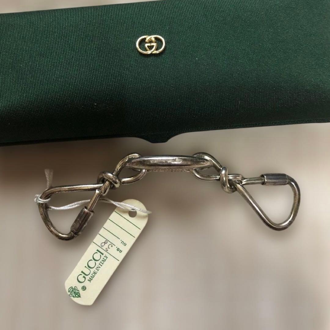 グッチ　GUCCI シルバー　キーホルダー・キーリング